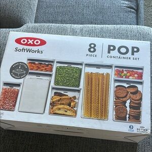 OXO Softworks 8 piece pop container set